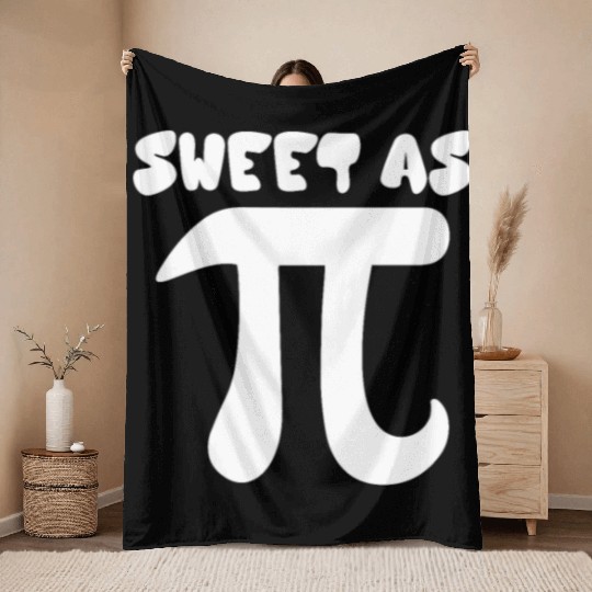Pi Day Nerd Geek Love Math Pi Symbol Kids Men Throw Blankets