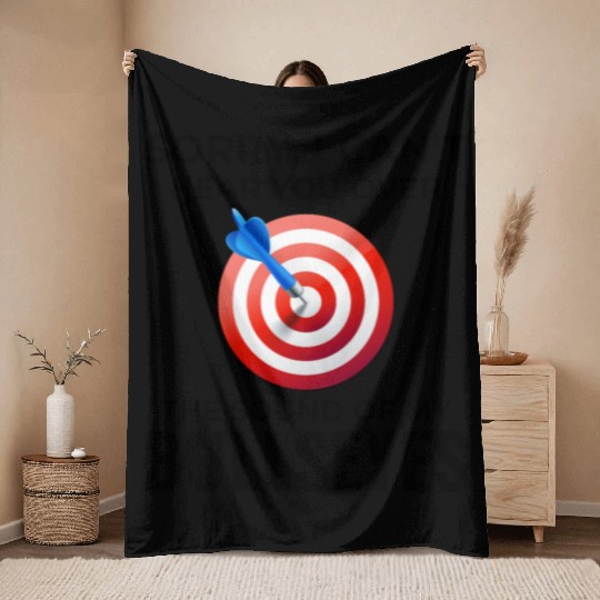 Archery Targets Archer Bullseye Shooting Sport Throw Blankets