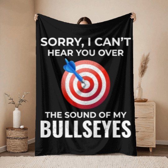 Archery Targets Archer Bullseye Shooting Sport Throw Blankets