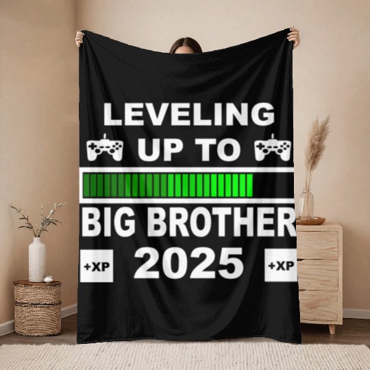 Level Up To Big Brother 2025 Throw Blankets