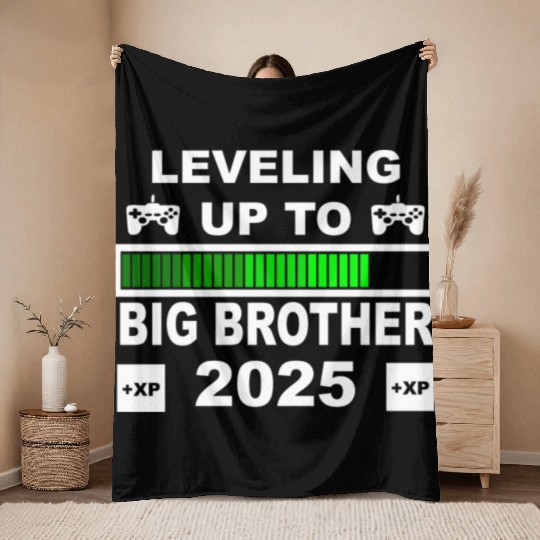 Level Up To Big Brother 2025 Throw Blankets