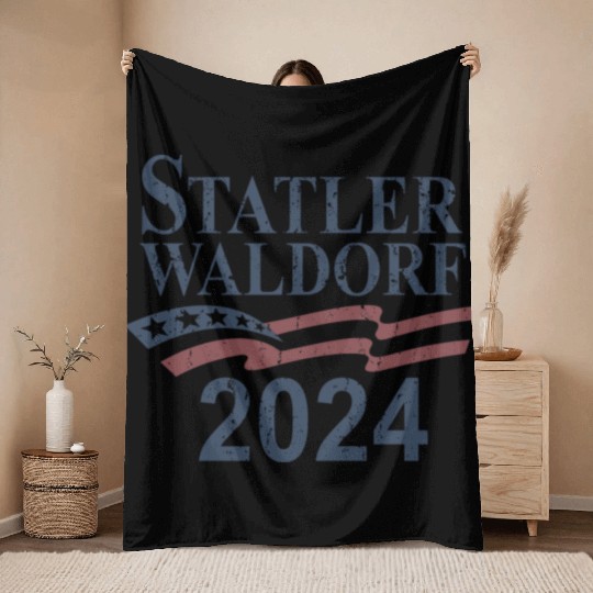 Statler and Waldorf Throw Blankets