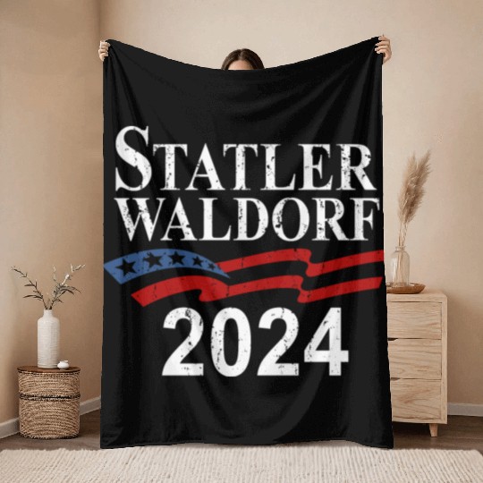 Statler and Waldorf Throw Blankets