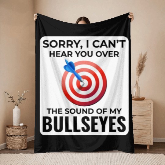 Archery Targets Archer Bullseye Shooting Sport Throw Blankets
