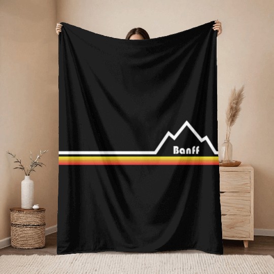 Banff National Park Alberta Canada Throw Blankets