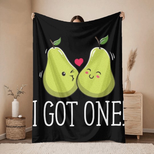 I Got One Honeymoon Bride Newlywed Future Wife Fia Throw Blankets