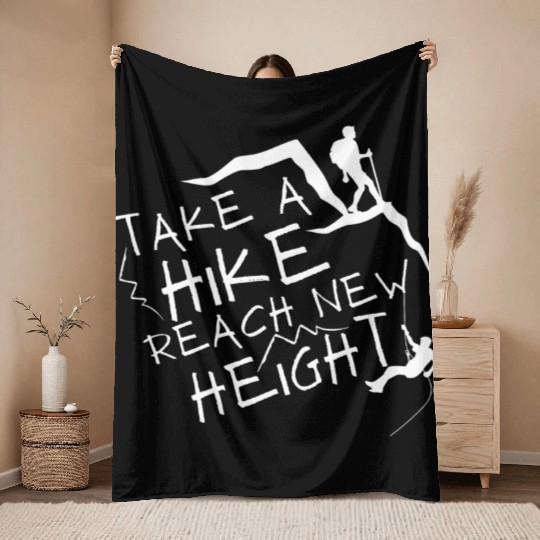 Onward Stride With Nature As Guide Throw Blankets