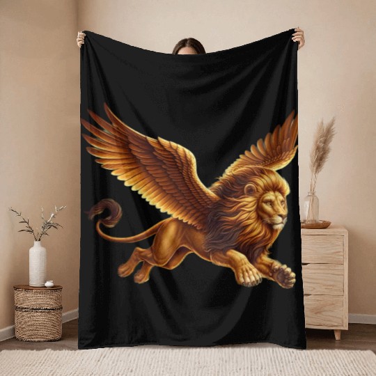 Lion Throw Blankets