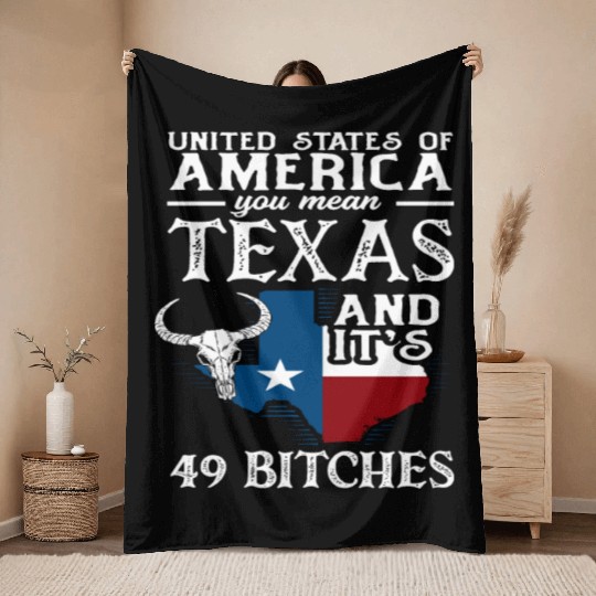 Texas Origin Throw Blankets