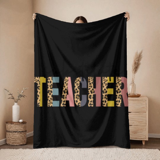 Substitute Teacher Back To School Sub Teacher Throw Blankets