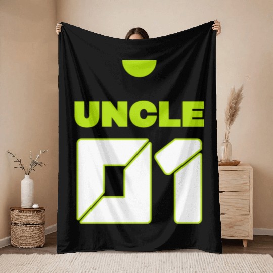 Uncle No 1 Throw Blankets