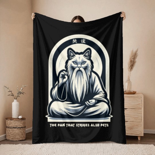 Kung Fu Chinese Kung Fu Asian Kung Fu Self defense Throw Blankets