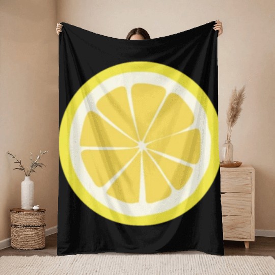 Citrus - Fruits - Orange - Lime - Grapefruit Throw Blankets