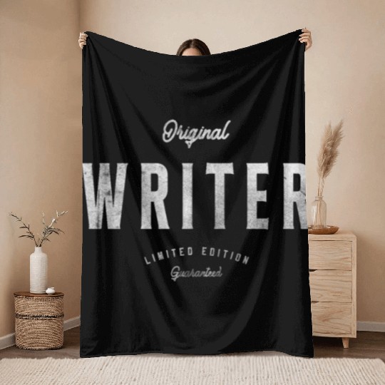 Original Writer Limited Edition Throw Blankets