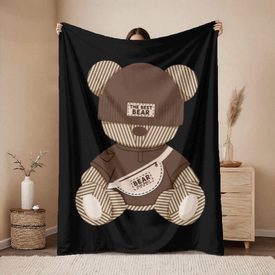 Cool Teddy Bear: Best Bear Design Throw Blankets