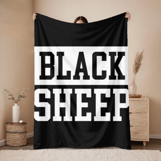 Black Sheep Throw Blankets