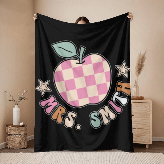 In My Teacher Era Throw Blankets