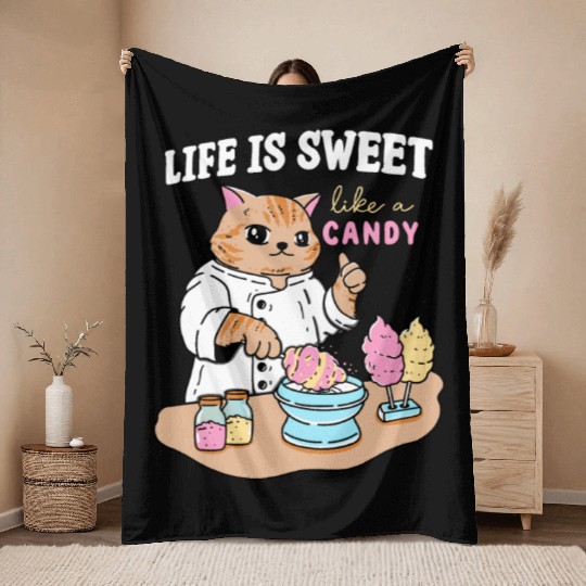 Sweet Life Throw Blankets