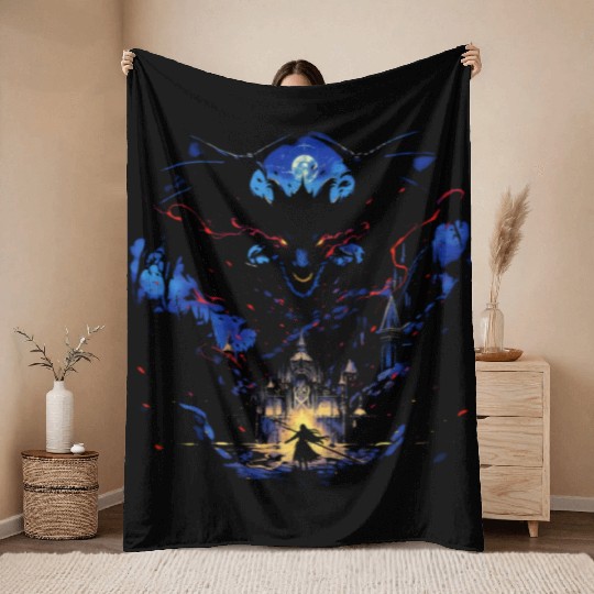 Silly Goose Loose Funny Throw Blankets