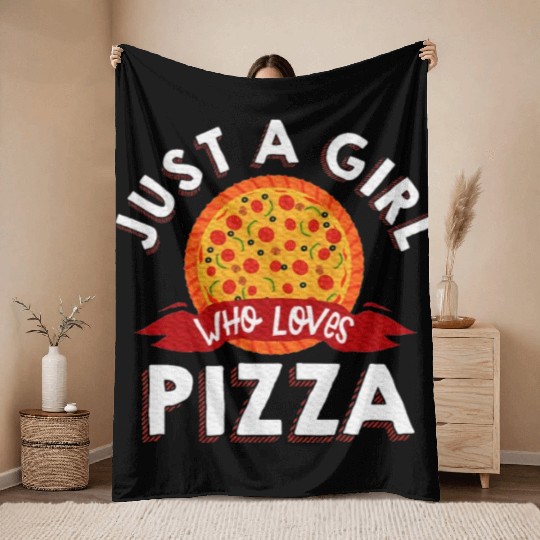 Pizza Art Italian Food Pizza Lover Throw Blankets
