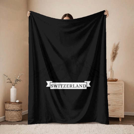 Switzerland - Zurich - Berne - Swiss Throw Blankets