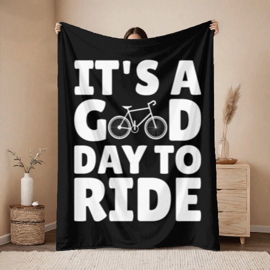 Cycopath PWR Cyclist Gravel MTB Funny Bike Throw Blankets