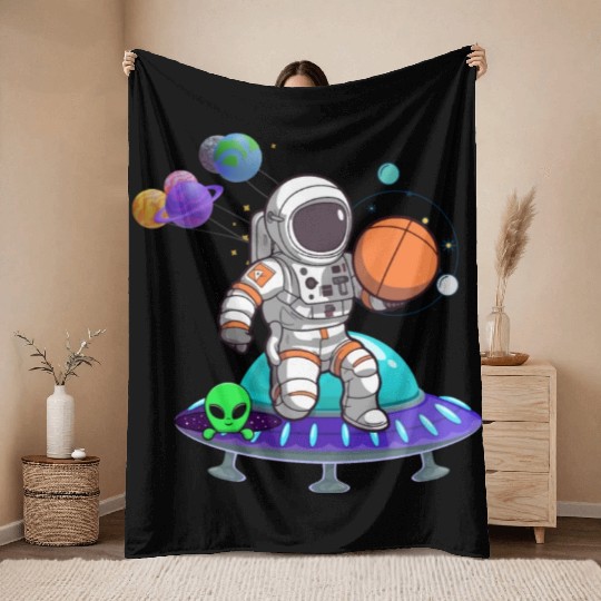 Young Astronauts: Exploring Planets in Space. Throw Blankets