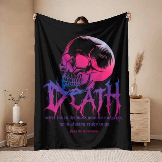 Skull Throw Blankets