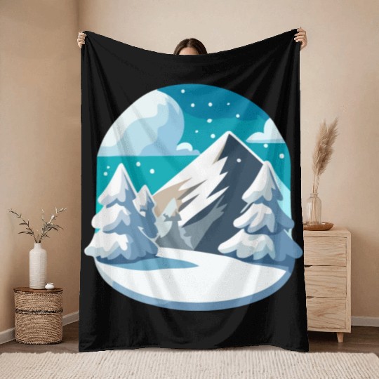 Winter Wonderland Throw Blankets