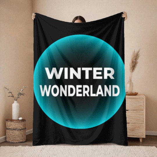 Winter Wonderland Throw Blankets