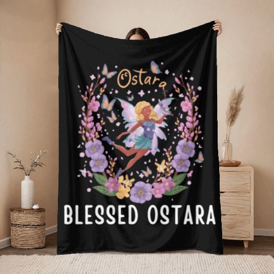 Easter Ostara Eostre - Pagan Witchcraft Spring Throw Blankets