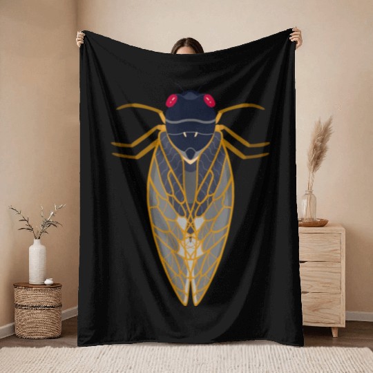 Cicada Lover Fest 2024 Throw Blankets