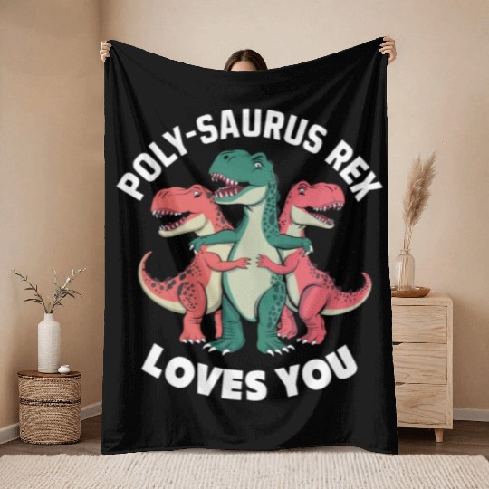Polyamorous community Polyamorous Parenting Loving Throw Blankets