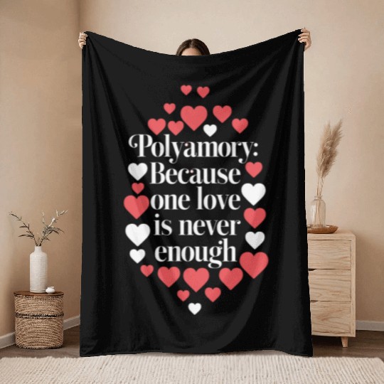 Polyamorous community Polyamorous Parenting Loving Throw Blankets
