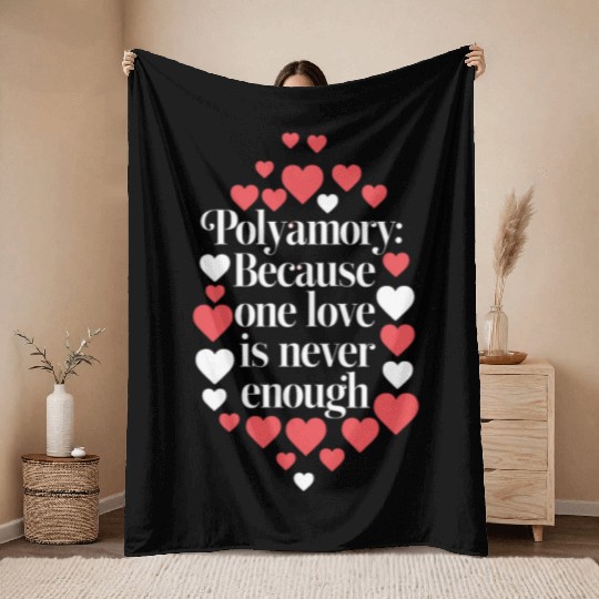 Polyamorous community Polyamorous Parenting Loving Throw Blankets