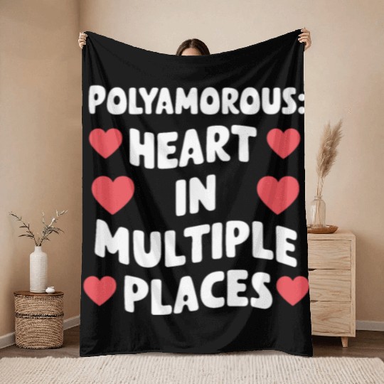Polyamorous community Polyamorous Parenting Loving Throw Blankets