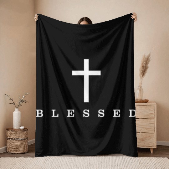 Blessed Christian Classic Religious Premium Throw Blankets
