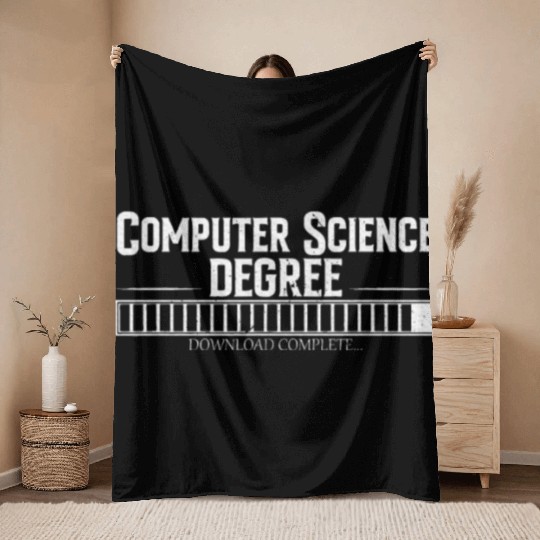 Computer Science Degree Throw Blankets