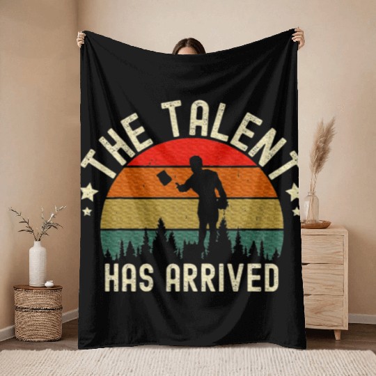 Cornhole Design Cornhole Game Lover Throw Blankets