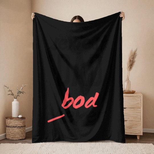 Sexy Dad Bod Throw Blankets