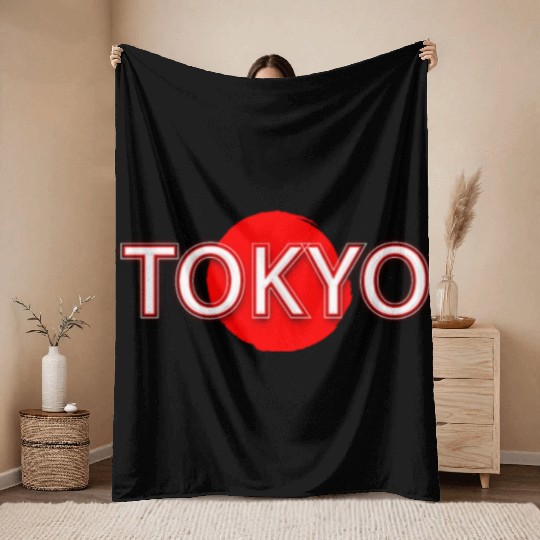 tokyo Throw Blankets