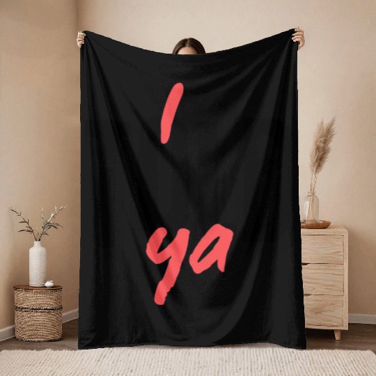 Empowering You Hand Lettered Design Throw Blankets