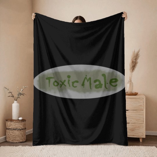 Toxic Male Throw Blankets