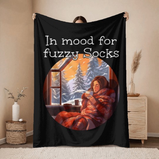 fuzzy Clothes Winter Socks Throw Blankets