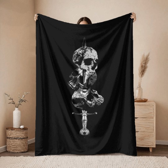 2000s Grunge Clothes Fashion Aesthetic Throw Blankets