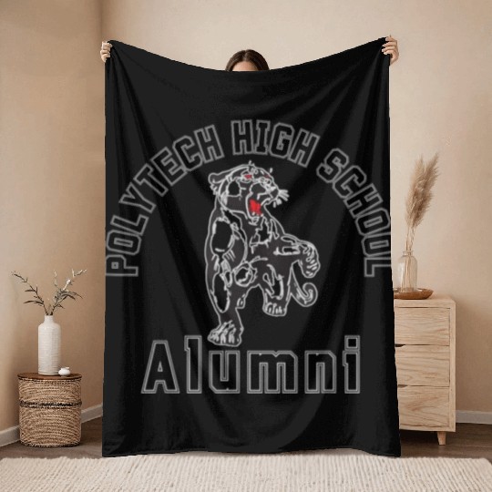 Polytech High School Alumni Throw Blankets