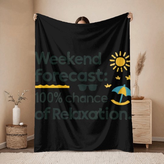 Weekend Forecast: 100% Chance of Relaxation Throw Blankets