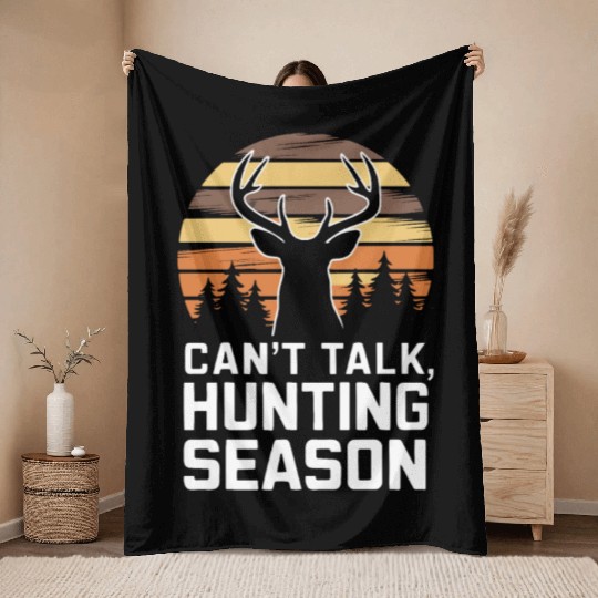 Ultimate Deer Hunting Lifestyle: Celebrate Throw Blankets