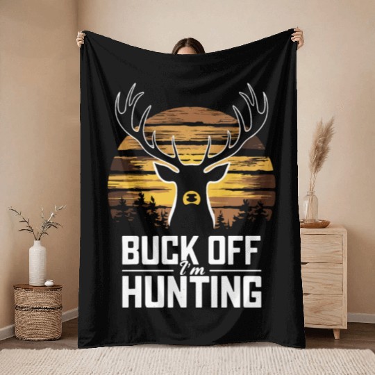 Ultimate Deer Hunting Lifestyle: Celebrate Throw Blankets