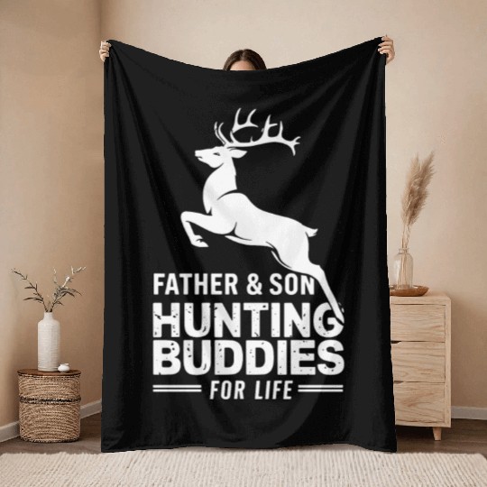 Ultimate Deer Hunting Lifestyle: Celebrate Throw Blankets